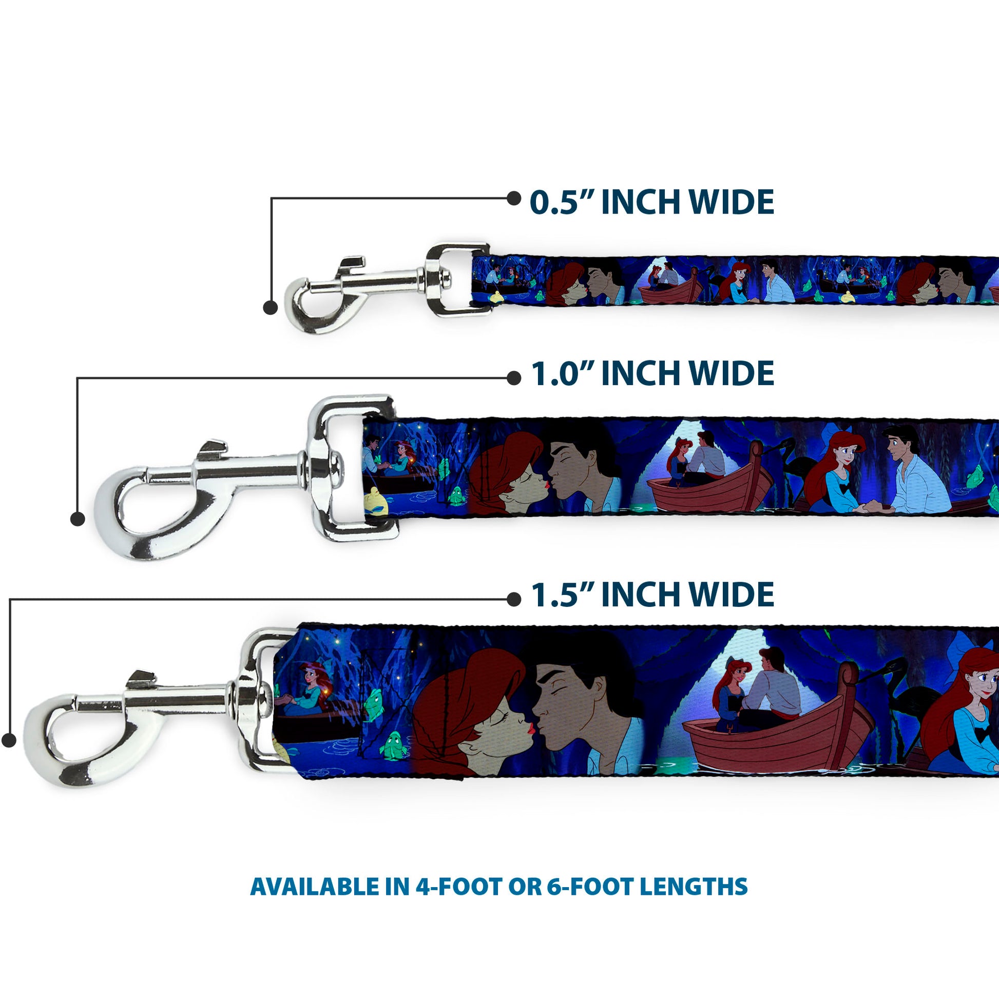 Dog Leash - Tinker Bell Poses Purple/Pink Fade Dog Leashes Disney