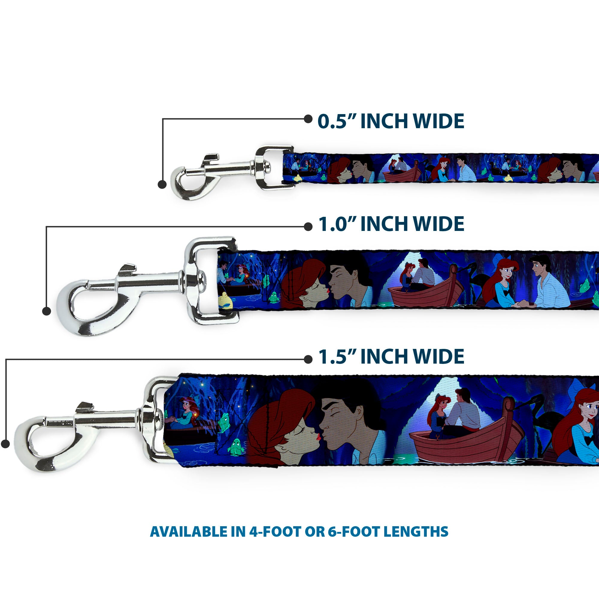 Dog Leash - Tinker Bell Poses Purple/Pink Fade Dog Leashes Disney