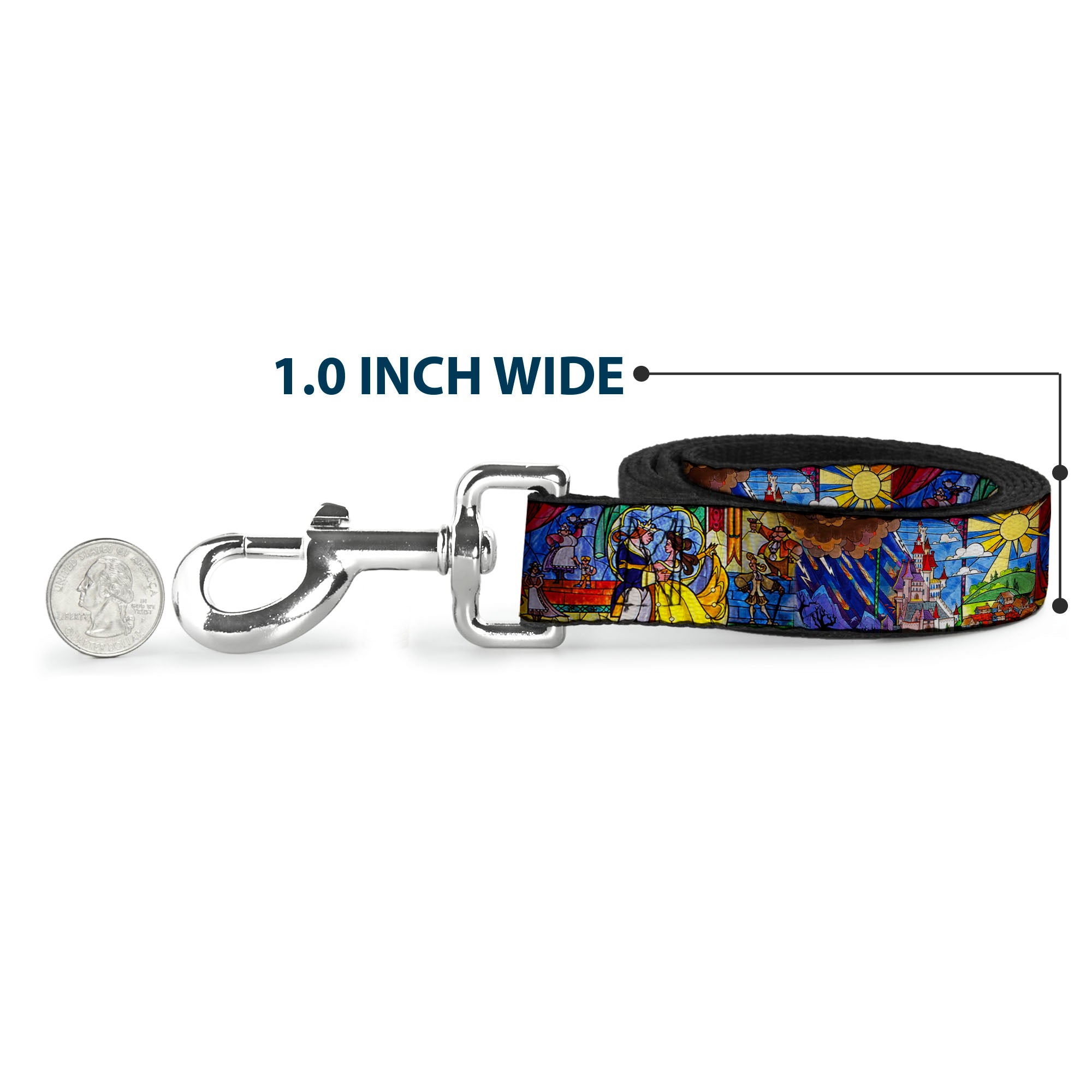 Dog Leash - Aladdin & Jasmine Magic Carpet Ride Scenes Dog Leashes Disney