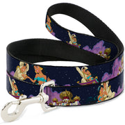 Dog Leash - Aladdin & Jasmine Magic Carpet Ride Scenes Dog Leashes Disney