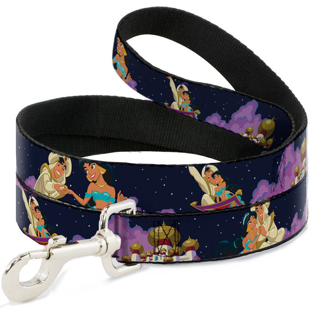 Dog Leash - Aladdin & Jasmine Magic Carpet Ride Scenes Dog Leashes Disney