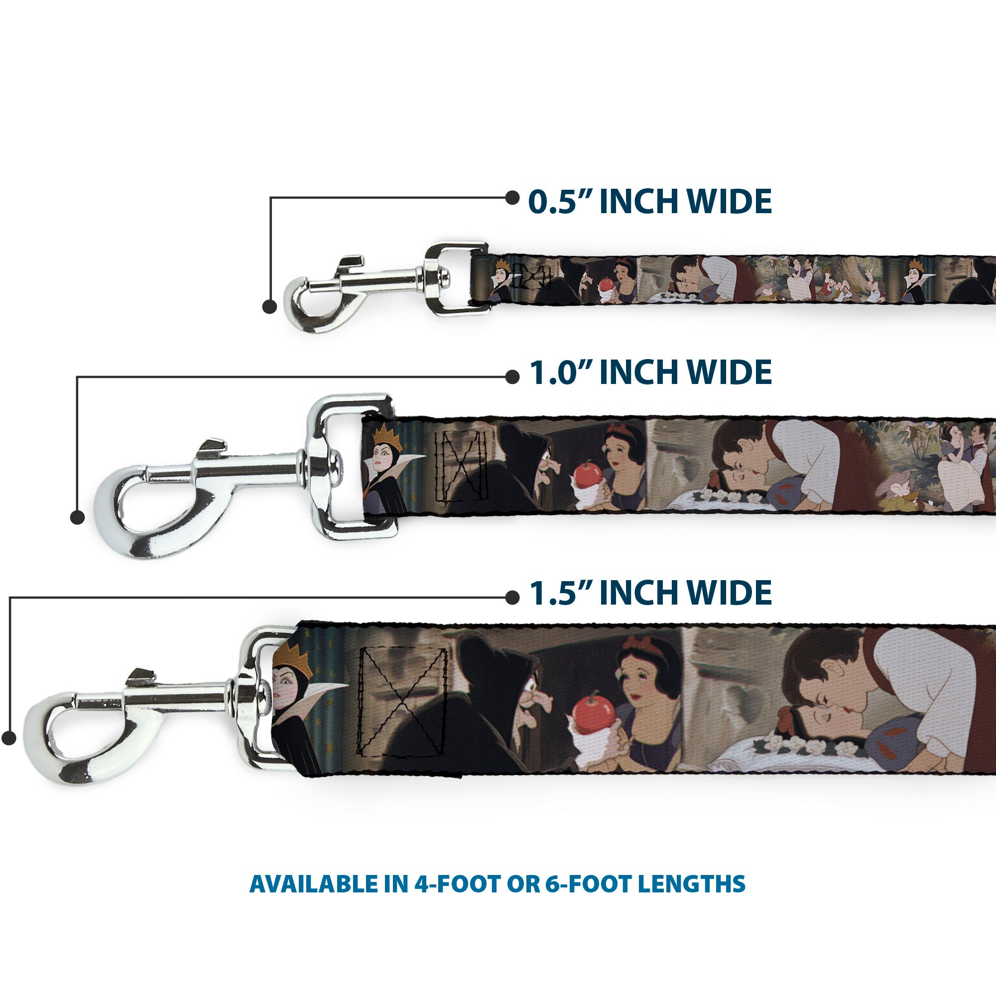 Dog Leash - Sleeping Beauty Woods Scenes Dog Leashes Disney