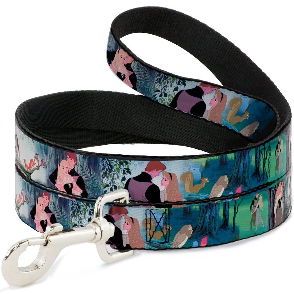 Dog Leash - Sleeping Beauty Woods Scenes Dog Leashes Disney