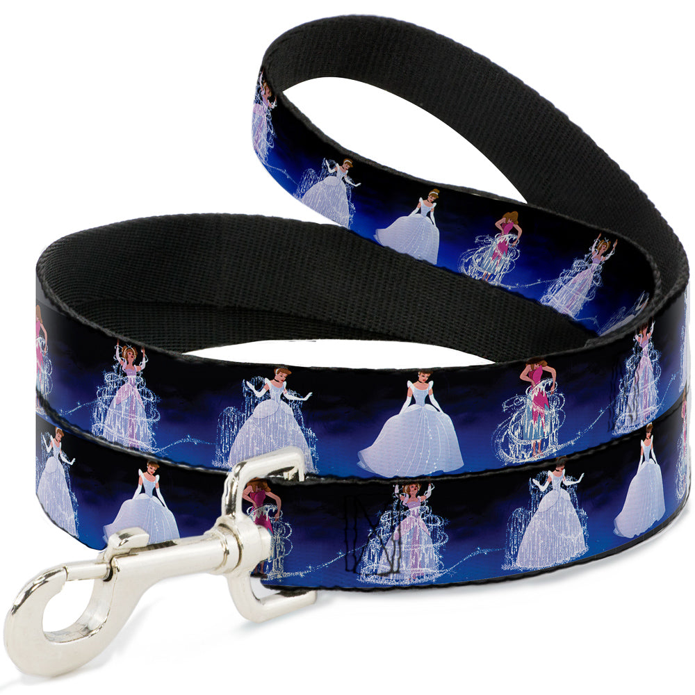 Dog Leash - Cinderella Transformation Blue Fade Dog Leashes Disney