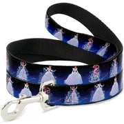 Dog Leash - Cinderella Transformation Blue Fade Dog Leashes Disney