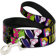 Dog Leash - TINK LUXE Sketch Black/Multi Neon Dog Leashes Disney