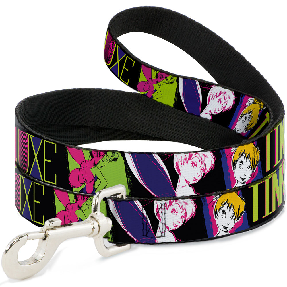 Dog Leash - TINK LUXE Sketch Black/Multi Neon Dog Leashes Disney