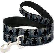 Dog Leash - Oogie Boogie Silhouette Poses Gray/Black Dog Leashes Disney