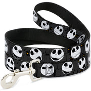 Dog Leash - Nightmare Before Christmas Jack Expressions Gray Dog Leashes Disney