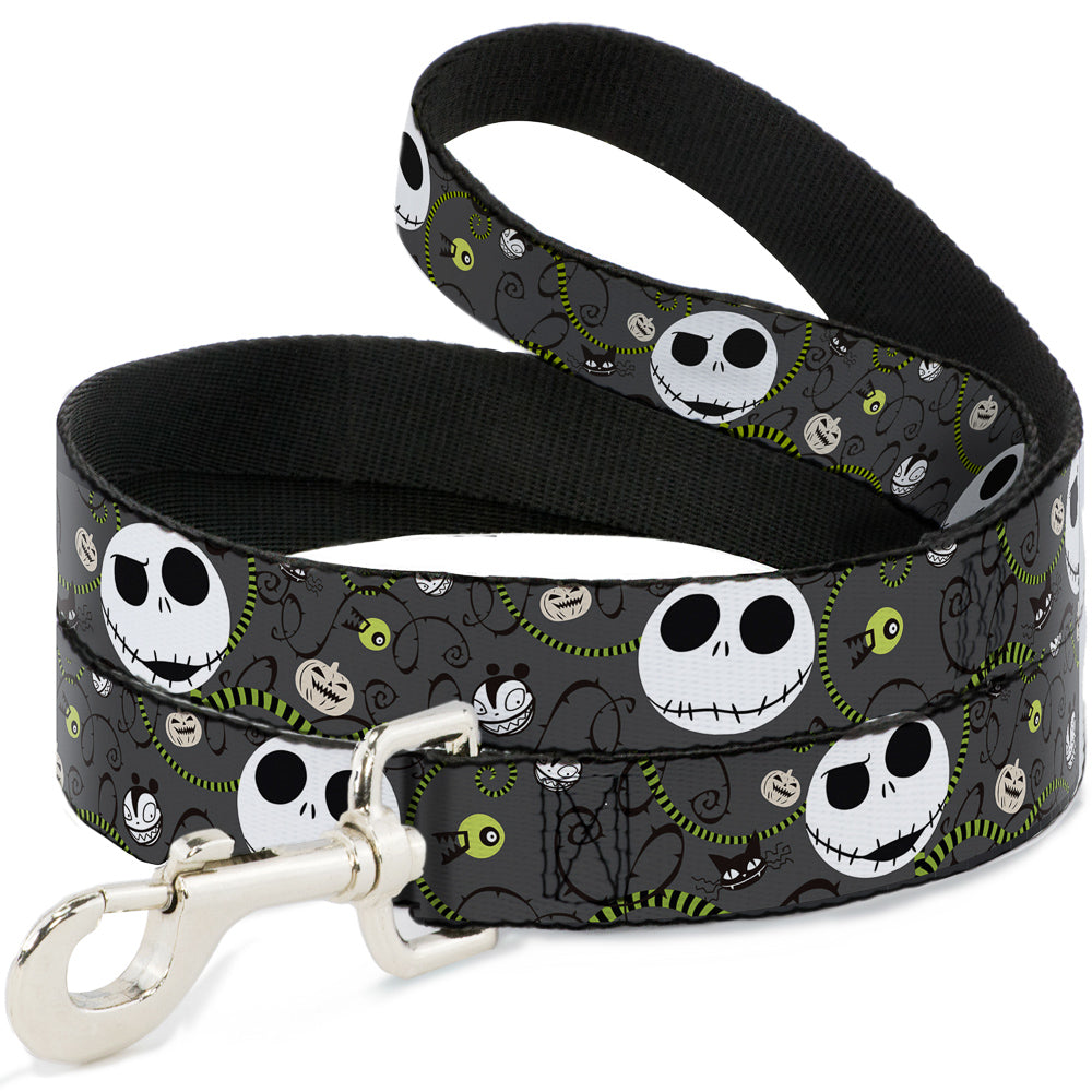 Dog Leash - NBC Jack Expressions/Halloween Elements Gray Dog Leashes Disney