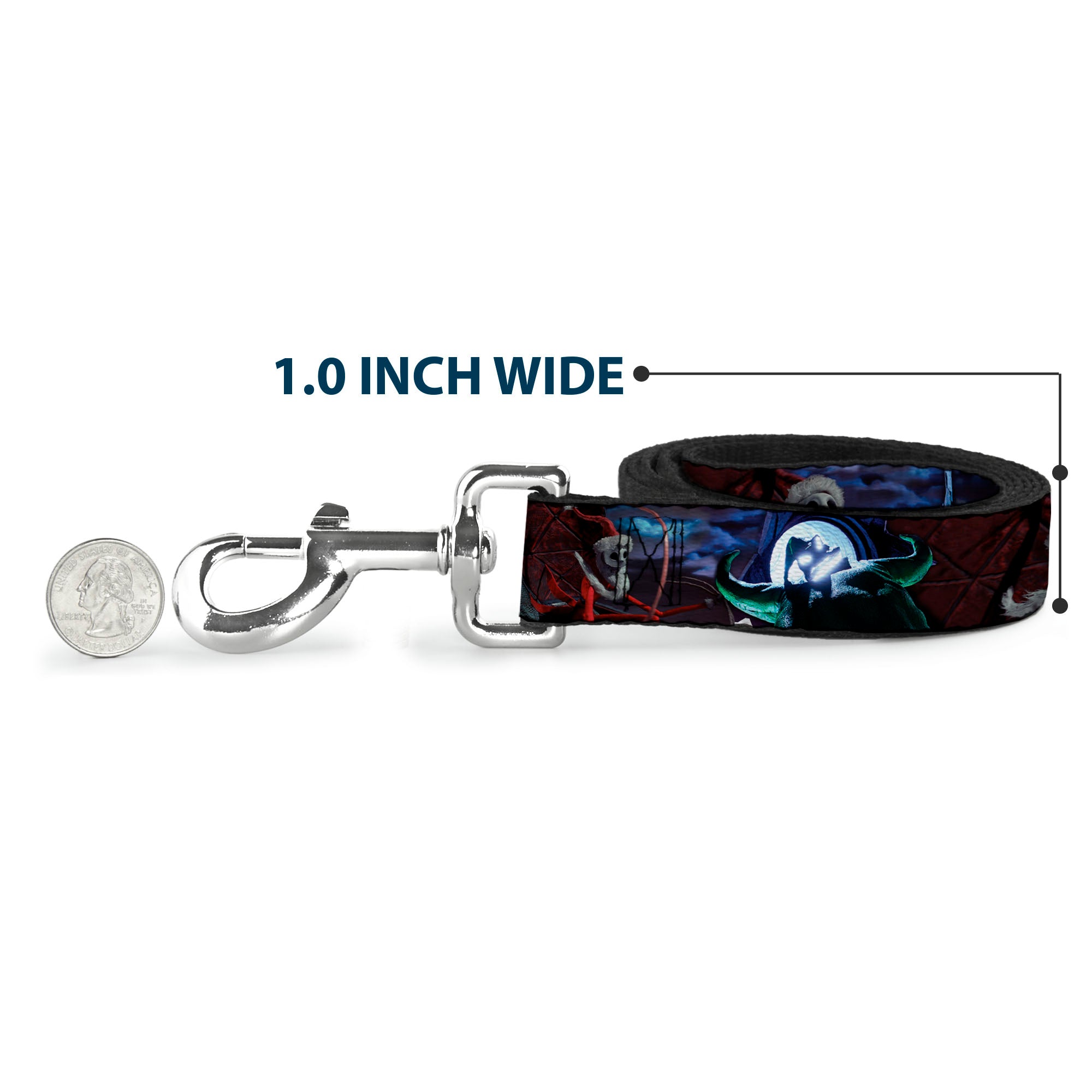 Dog Leash - NBC Jack, Oogie Boogie, Santa Scene Dog Leashes Disney