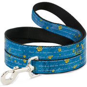 Dog Leash - Beauty & the Beast Story Script Dog Leashes Disney