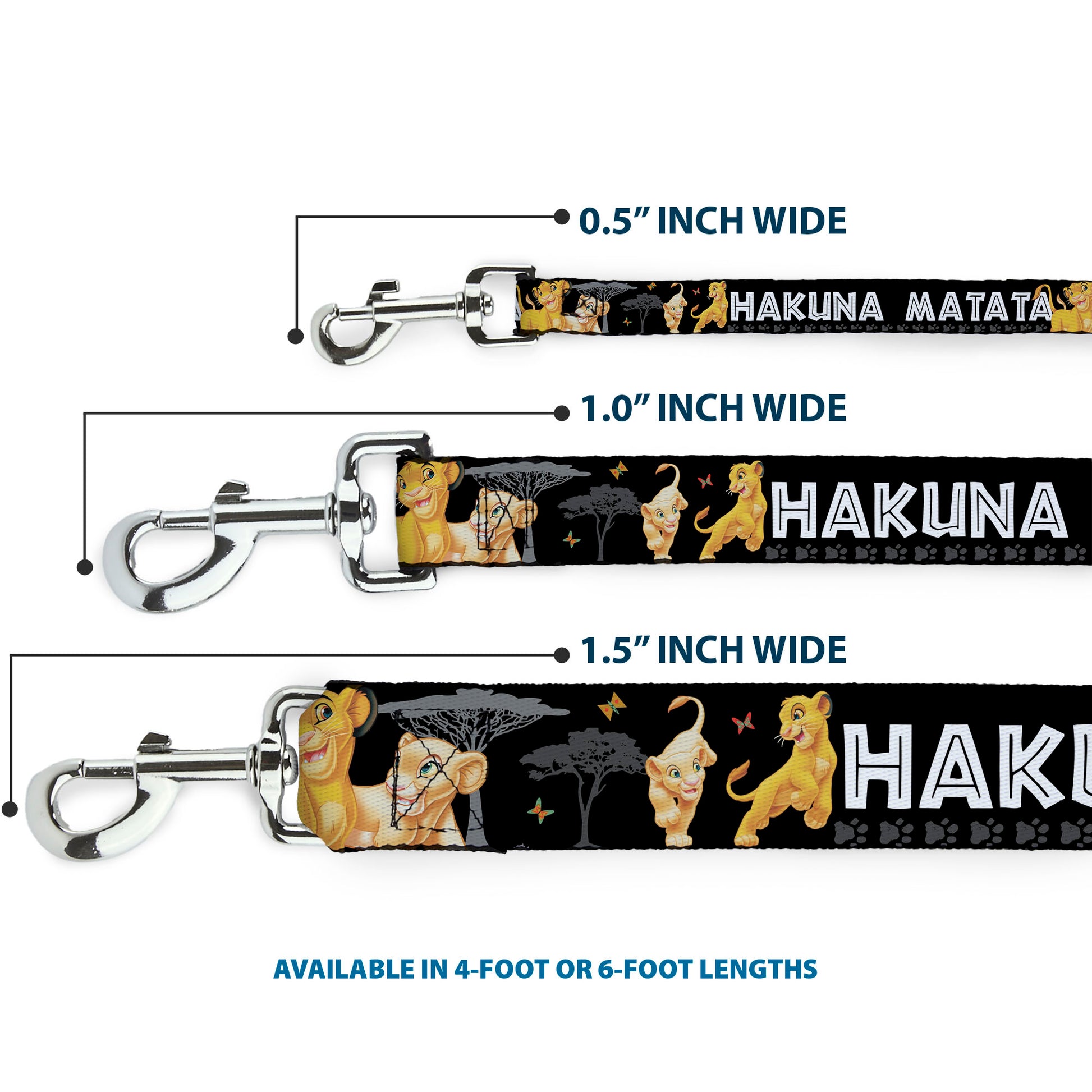 Dog Leash - Lion King Simba & Nala HAKUNA MATATA Dog Leashes Disney
