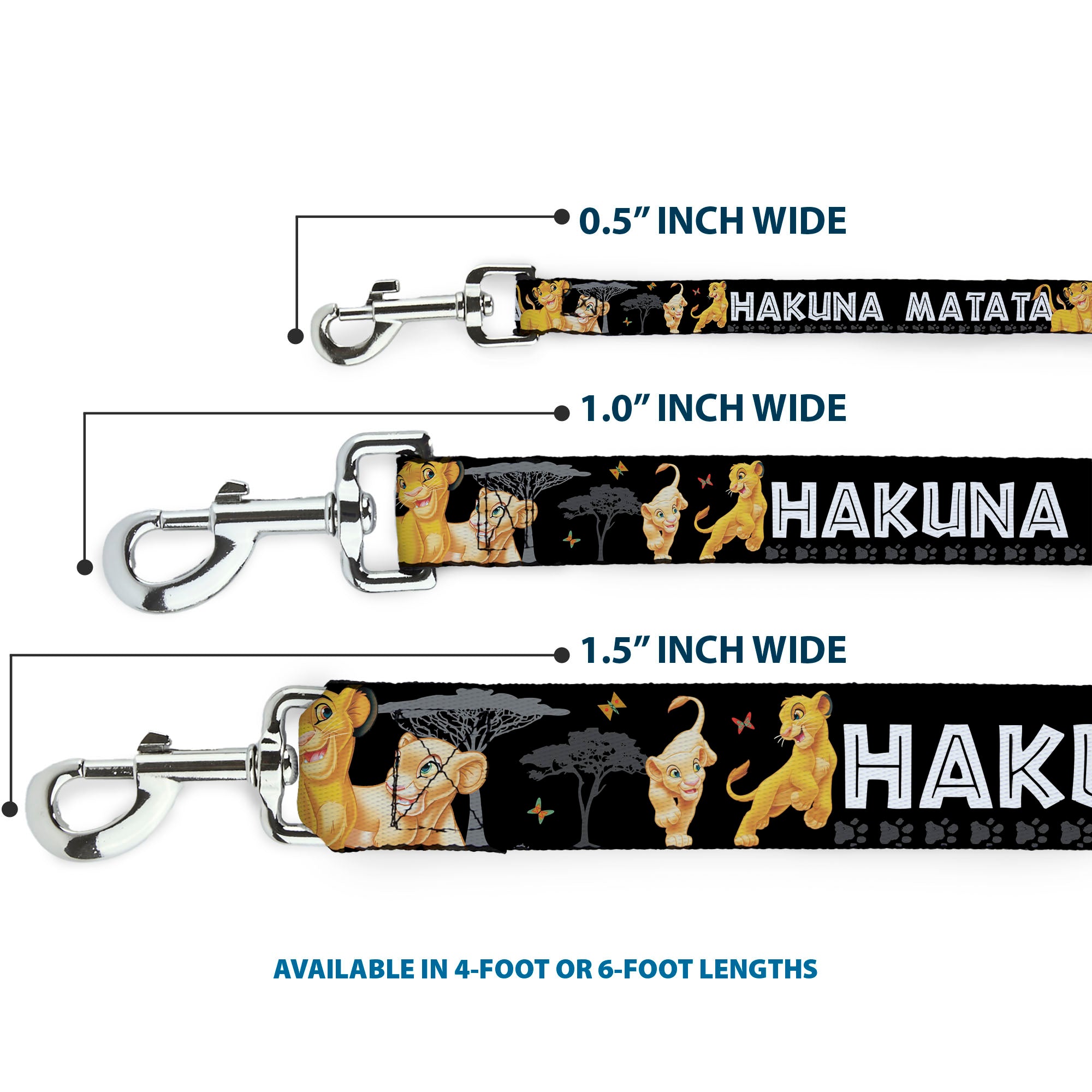 Dog Leash - Lion King Simba & Nala HAKUNA MATATA Dog Leashes Disney