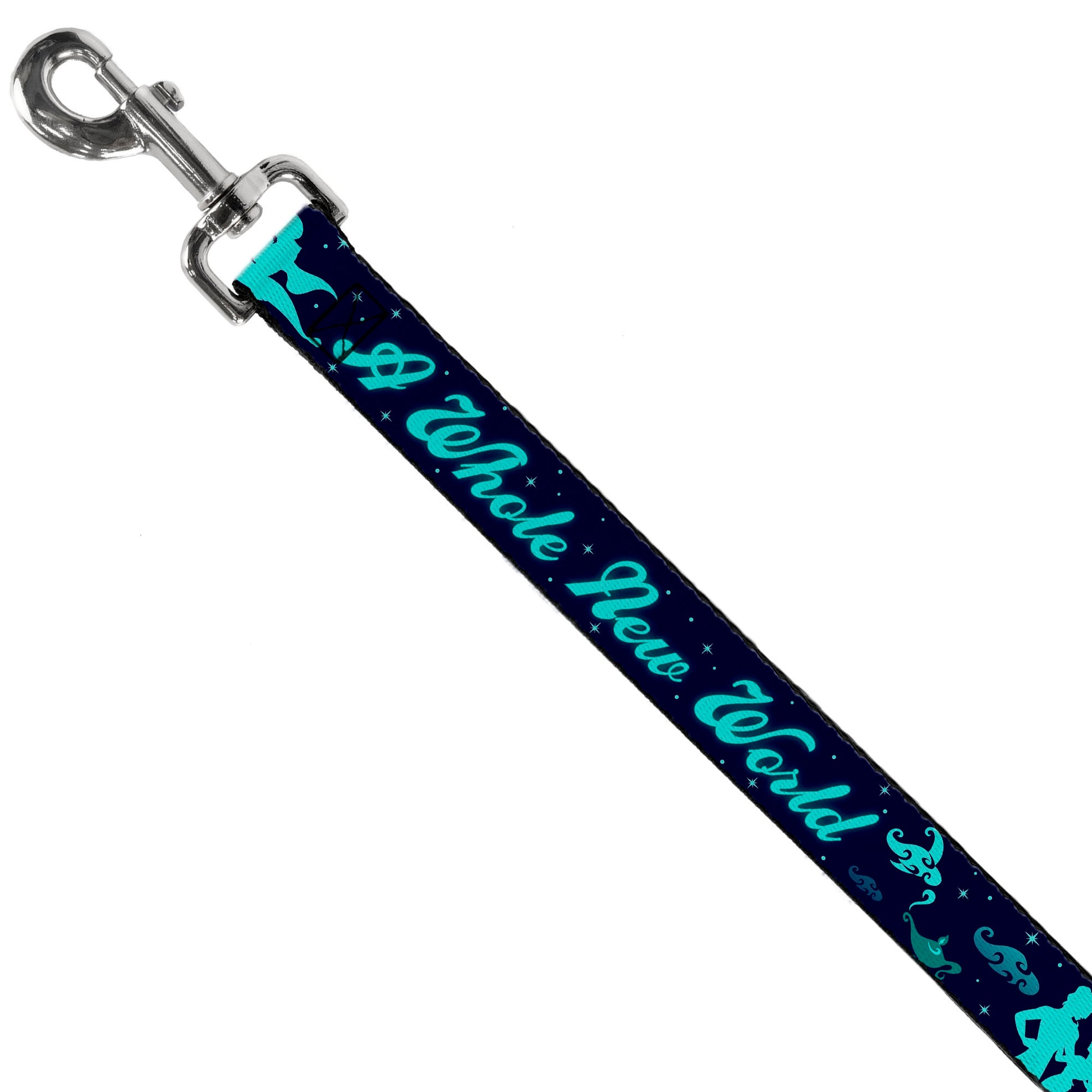 Dog Leash - Aladdin & Jasmine Silhouette A WHOLE NEW WORLD Dog Leashes Disney