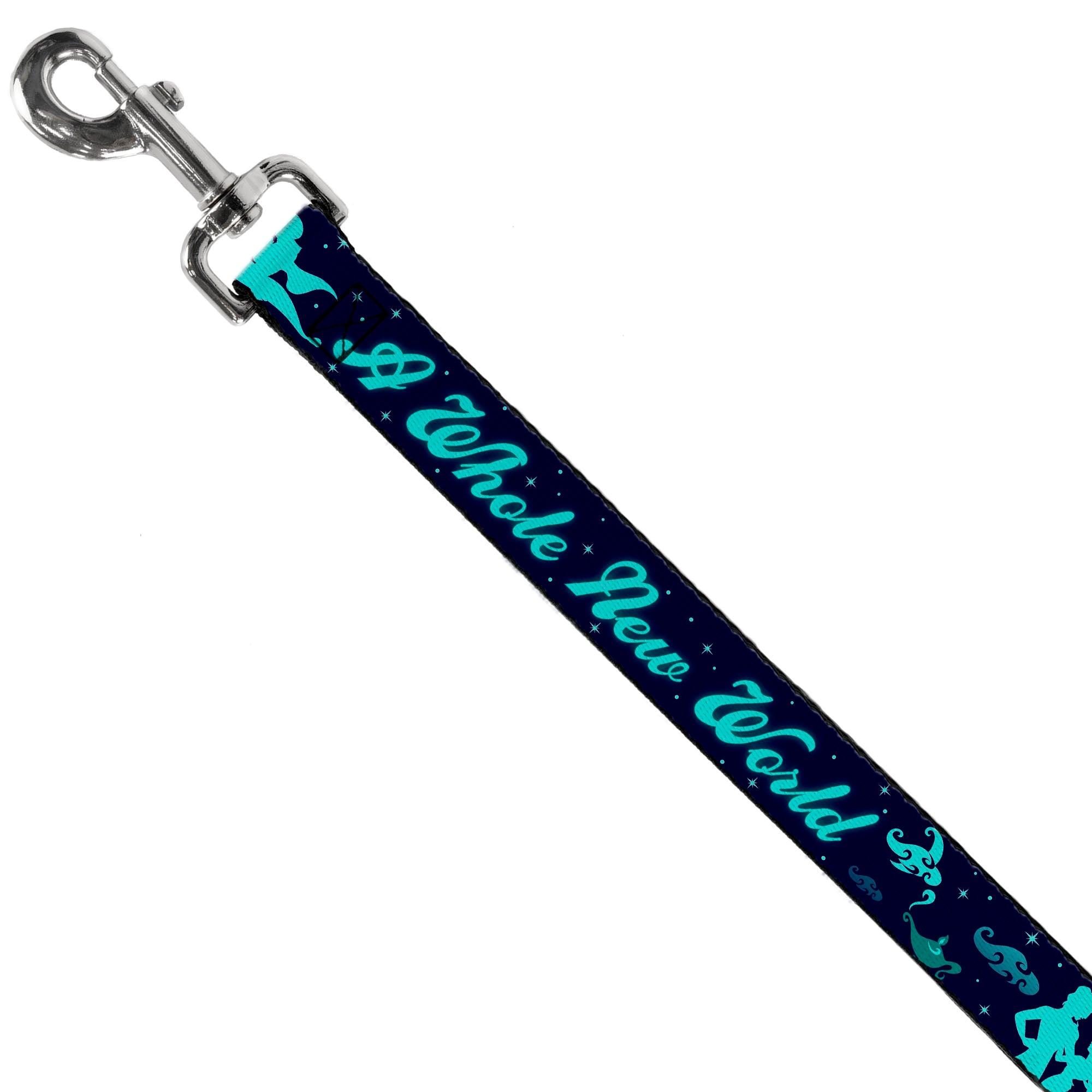Dog Leash - Aladdin & Jasmine Silhouette A WHOLE NEW WORLD Dog Leashes Disney