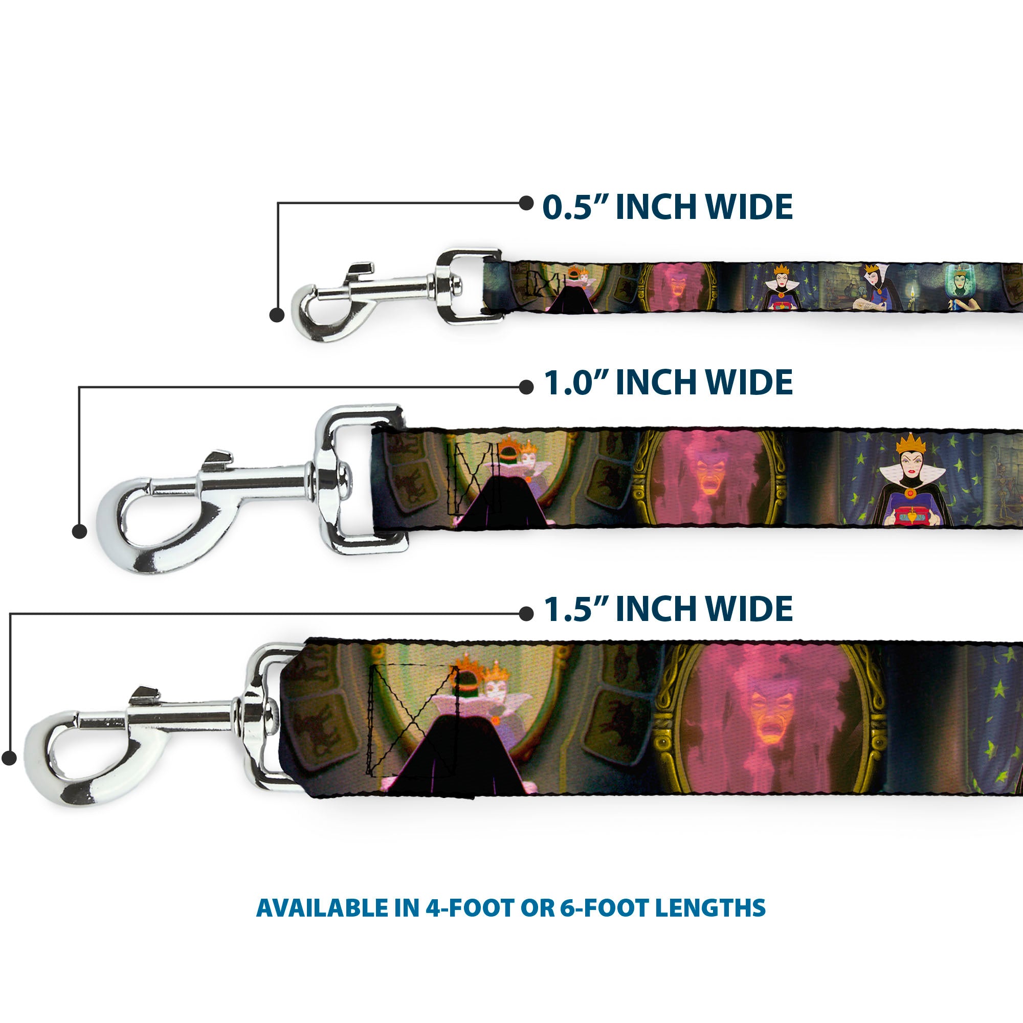 Dog Leash - Snow White Evil Queen Poses Dog Leashes Disney