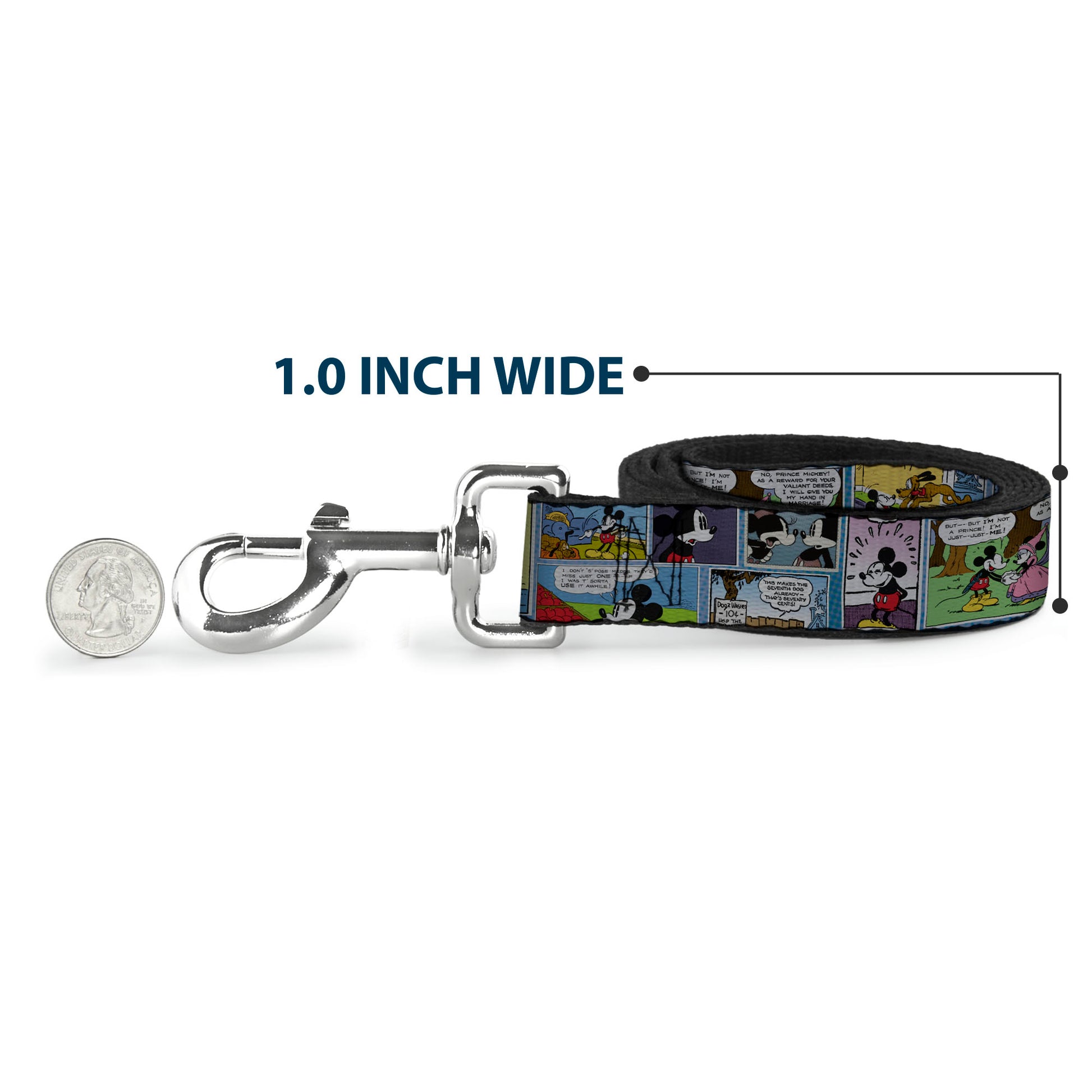 Dog Leash - Mickey & Minnie Comic Strip Dog Leashes Disney