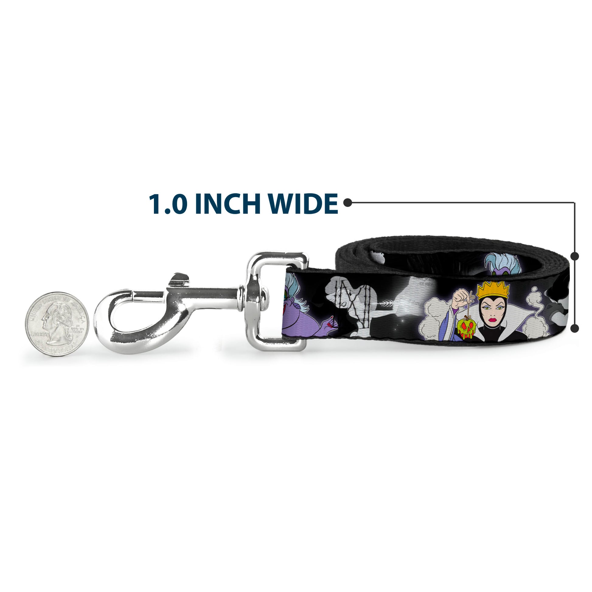 Dog Leash - Villains Hexing Princess' Scenes Color/Black/White Dog Leashes Disney
