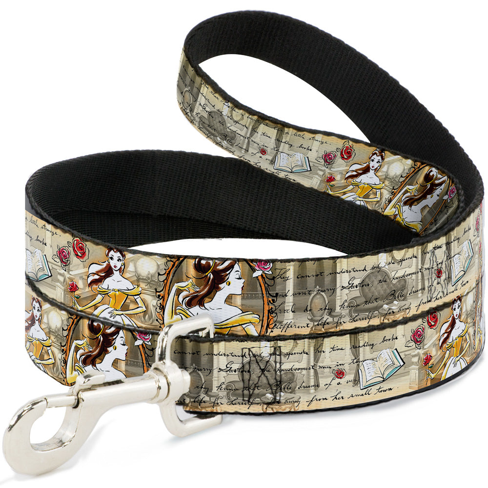 Dog Leash - Belle Sketch Poses/Story Script Dog Leashes Disney