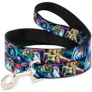 Dog Leash - Buzz Lightyear Action Poses Stacked Dog Leashes Disney