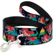 Dog Leash - Ariel Underwater Poses/Palace Silhouette Dog Leashes Disney