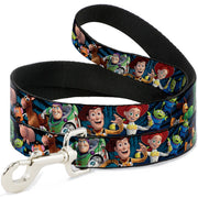 Dog Leash - Toy Story Characters Running Denim Rays Dog Leashes Disney