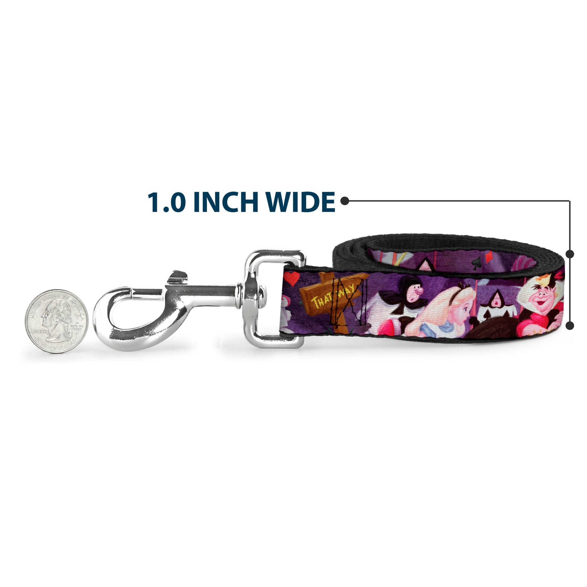 Dog Leash - Alice & the Queen of Hearts Scenes Dog Leashes Disney