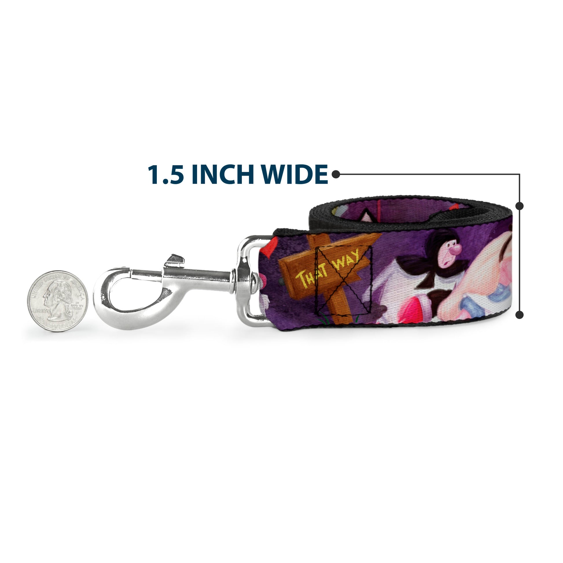 Dog Leash - Alice & the Queen of Hearts Scenes Dog Leashes Disney