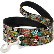 Dog Leash - Mickey & Minnie Croissant de Triomphe Scenes Dog Leashes Disney