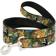Dog Leash - Bambi & Friends Scene Dog Leashes Disney