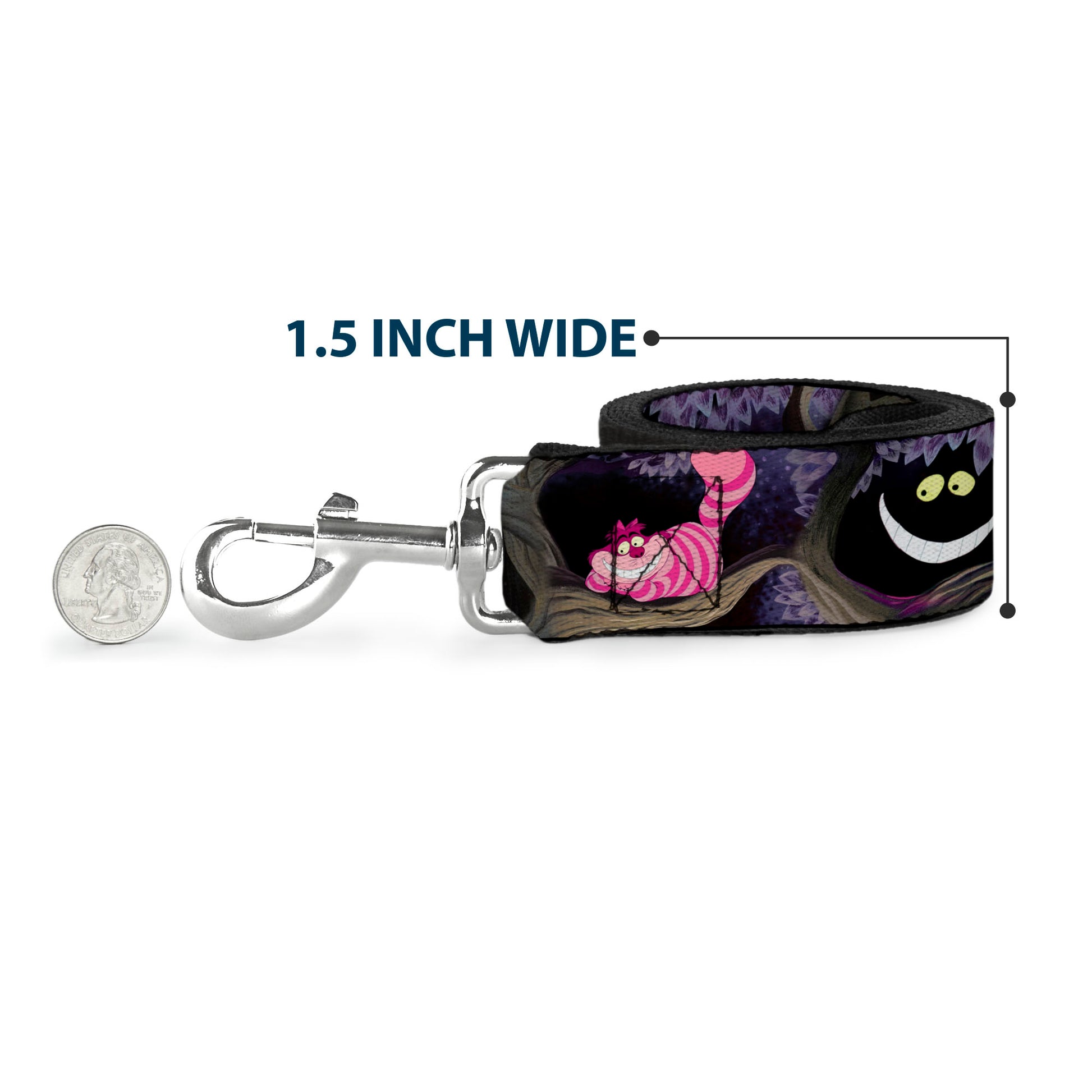 Dog Leash - Alice & the Cheshire Cat Scenes Dog Leashes Disney