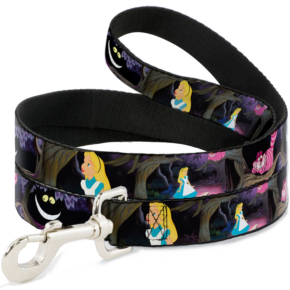 Dog Leash - Alice & the Cheshire Cat Scenes Dog Leashes Disney