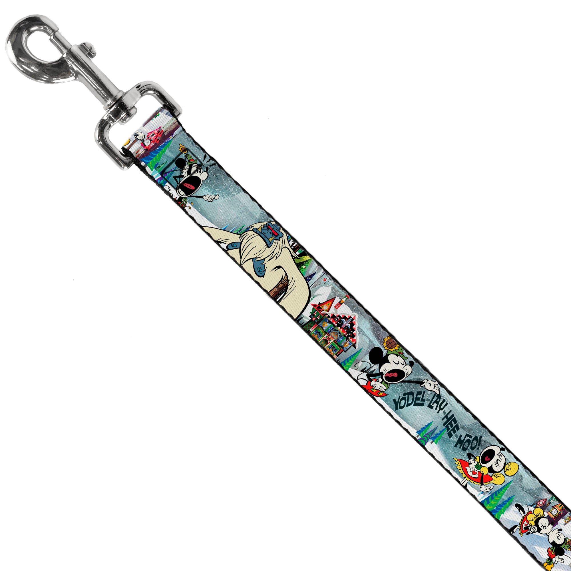 Dog Leash - Mickey & Minnie Yodelberg Scenes Dog Leashes Disney