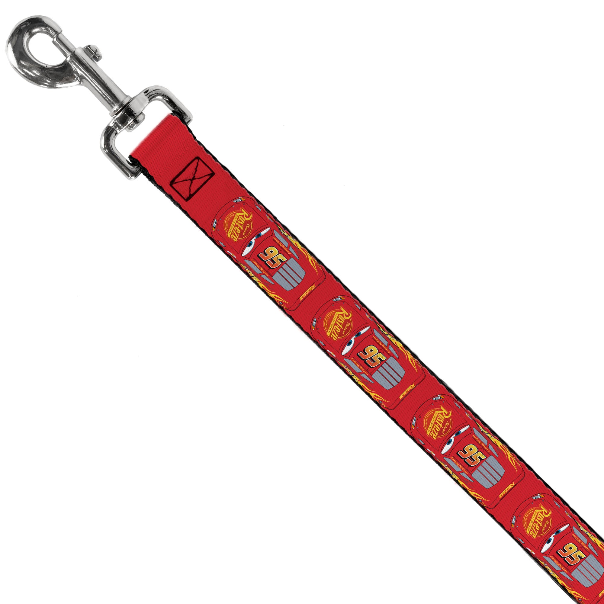 Dog Leash - Cars Lightning McQueen Aerial View Red Dog Leashes Disney