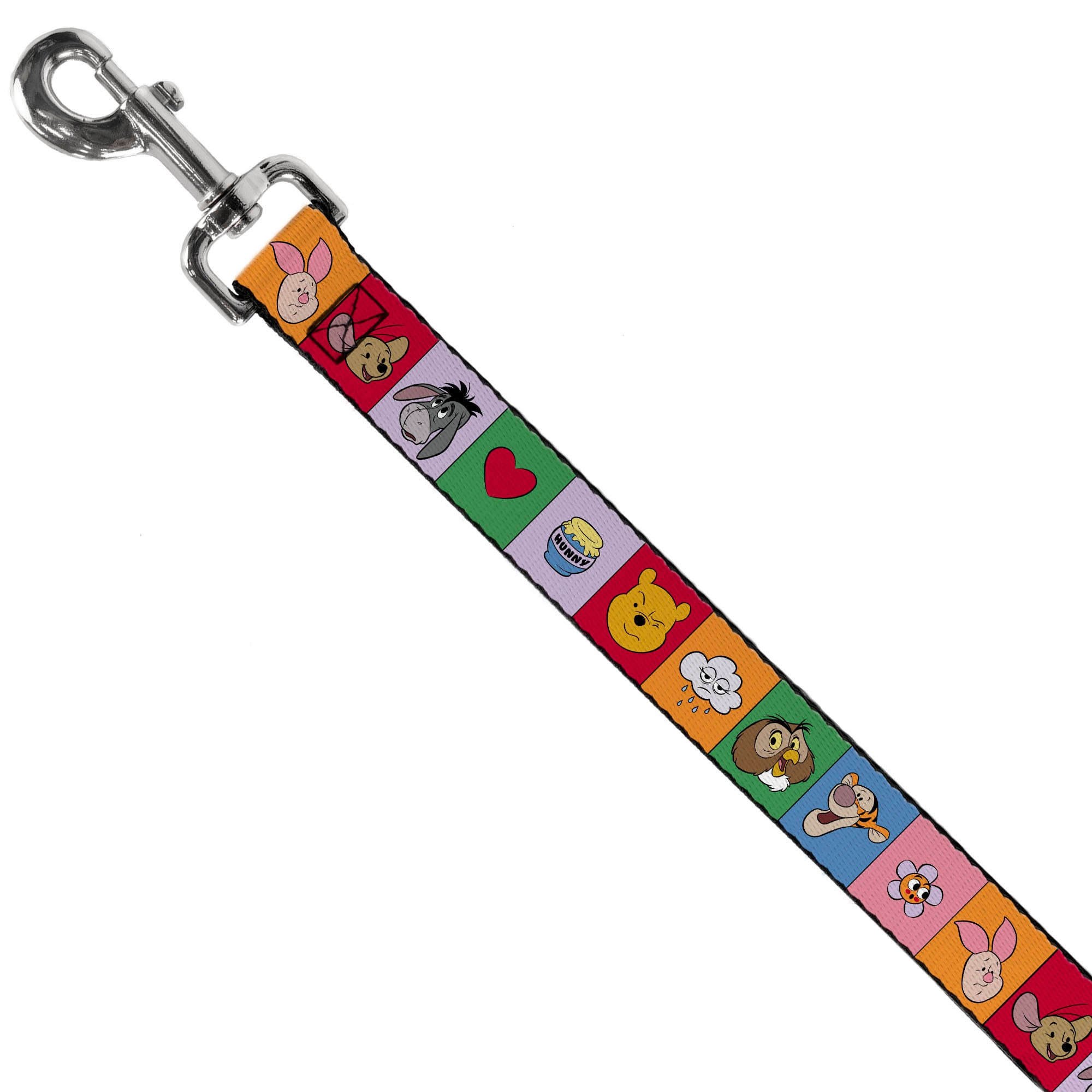 Dog Leash - Winnie the Pooh and Friends and Icons Blocks Multi Color Dog Leashes Disney