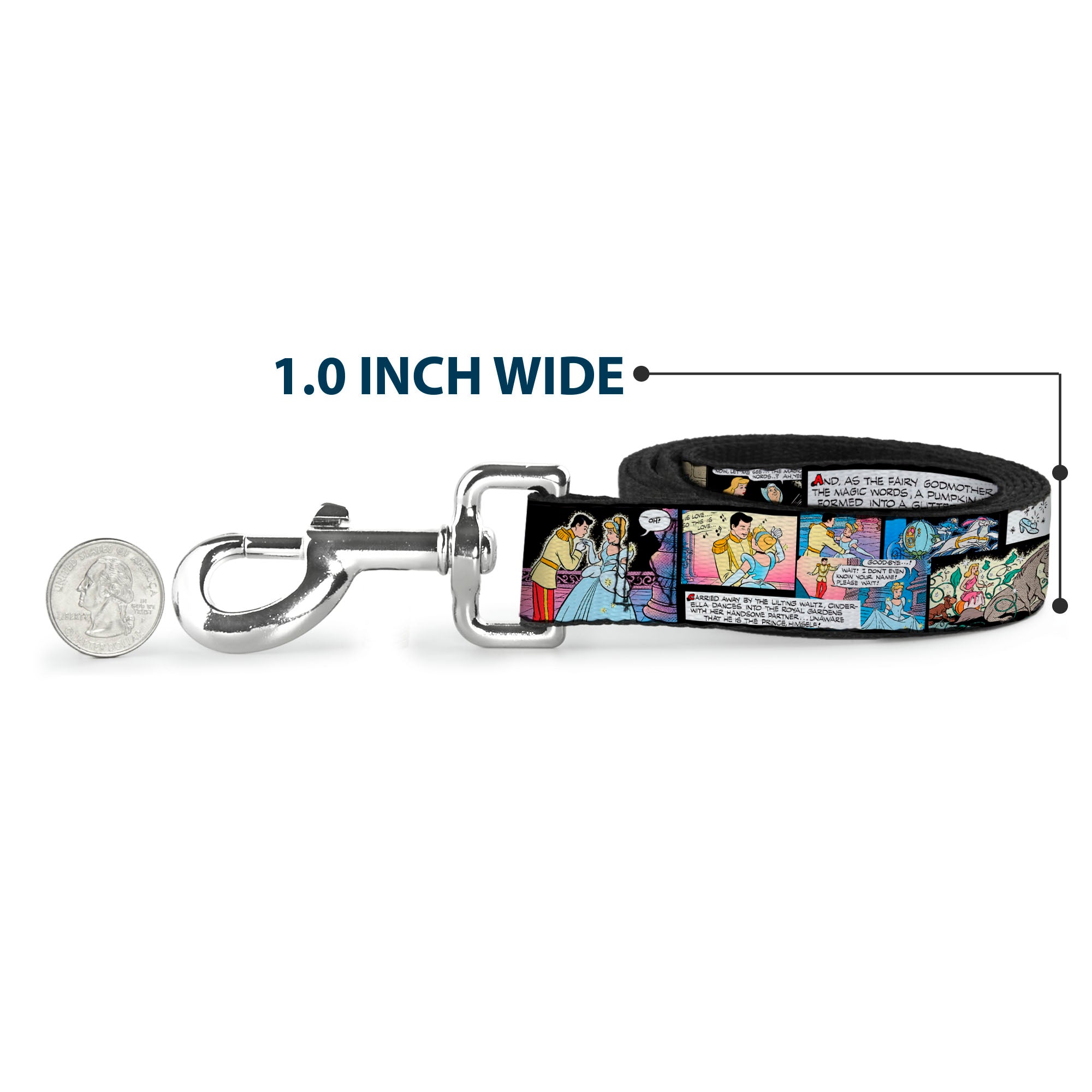 Dog Leash - Cinderella Movie Panels & Quotes Dog Leashes Disney