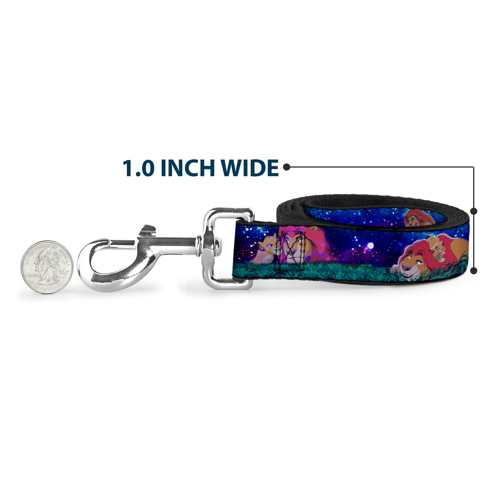 Dog Leash - Mufasa & Simba Night Poses Dog Leashes Disney