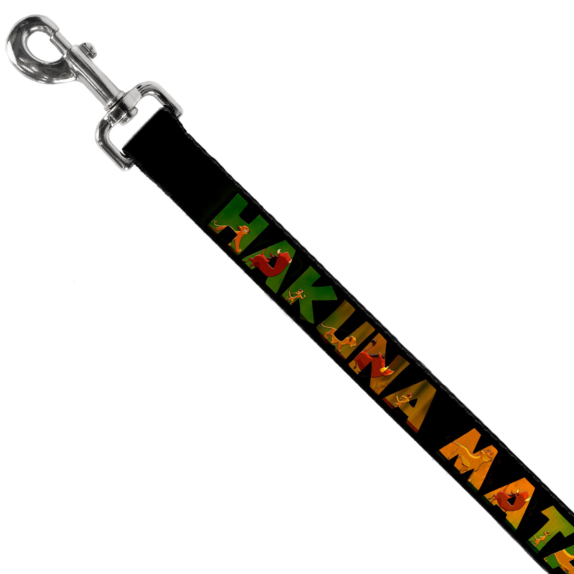 Dog Leash - HAKUNA MATATA Black/Lion King Scenes Dog Leashes Disney