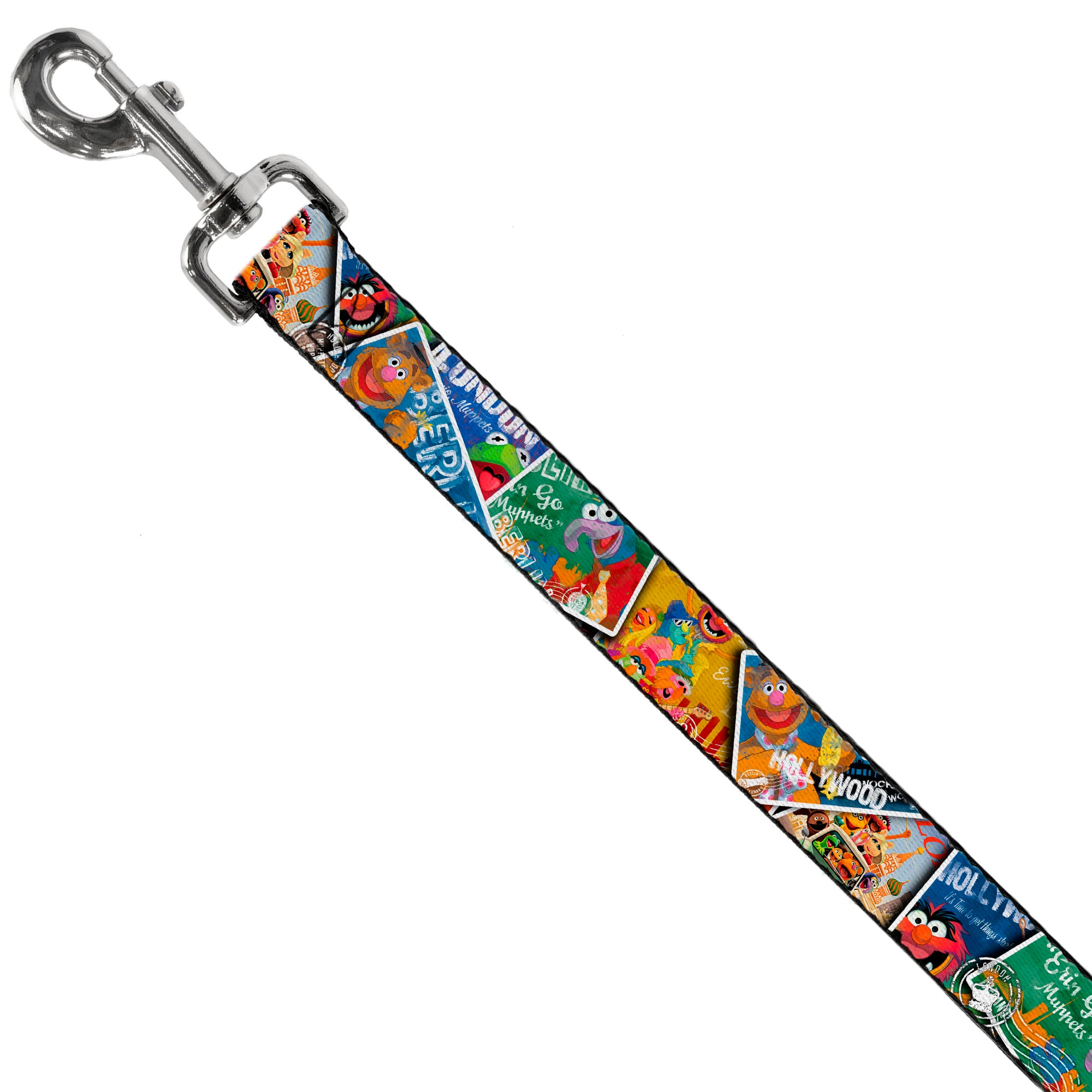Dog Leash - Muppets Postage Stamps Stacked Dog Leashes Disney