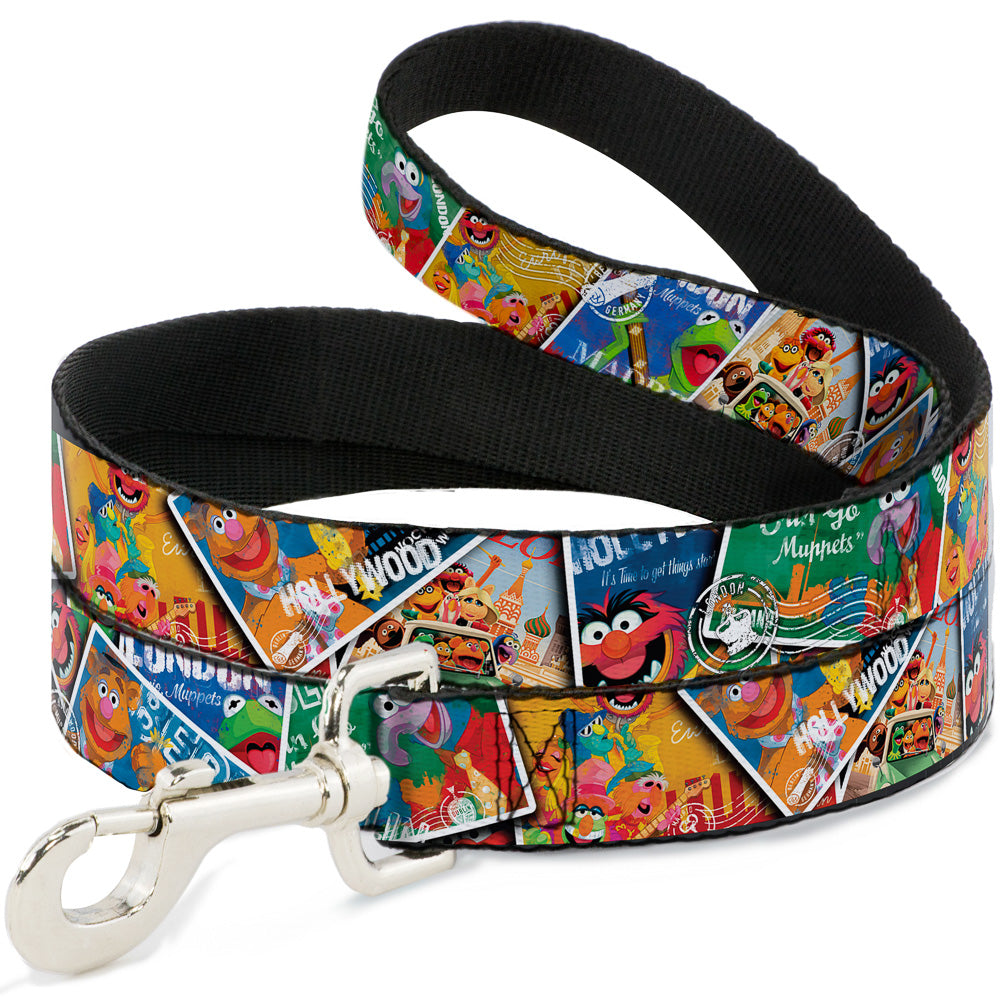 Dog Leash - Muppets Postage Stamps Stacked Dog Leashes Disney