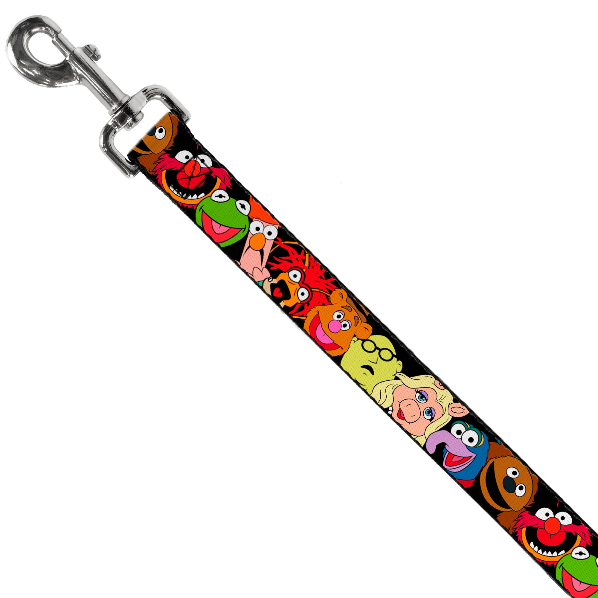 Dog Leash - Muppets Faces Black Dog Leashes Disney