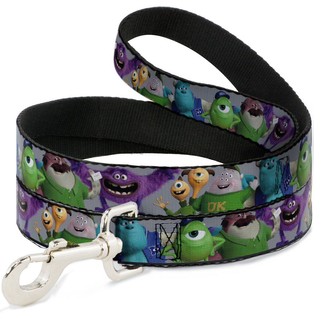 Dog Leash - Monsters University Character Lineup Gray Dog Leashes Disney