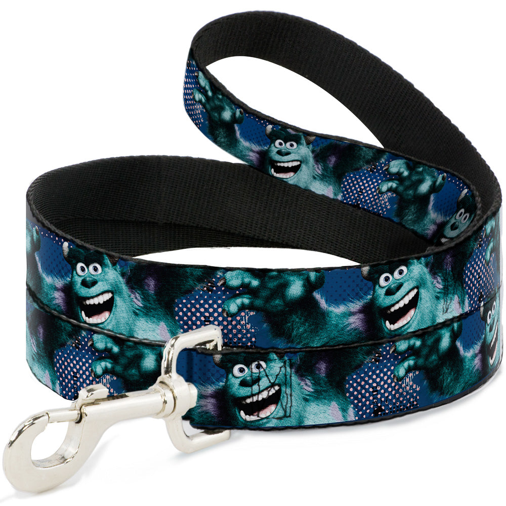 Dog Leash - Sulley Scare Pose/Dots Blues/White Dog Leashes Disney