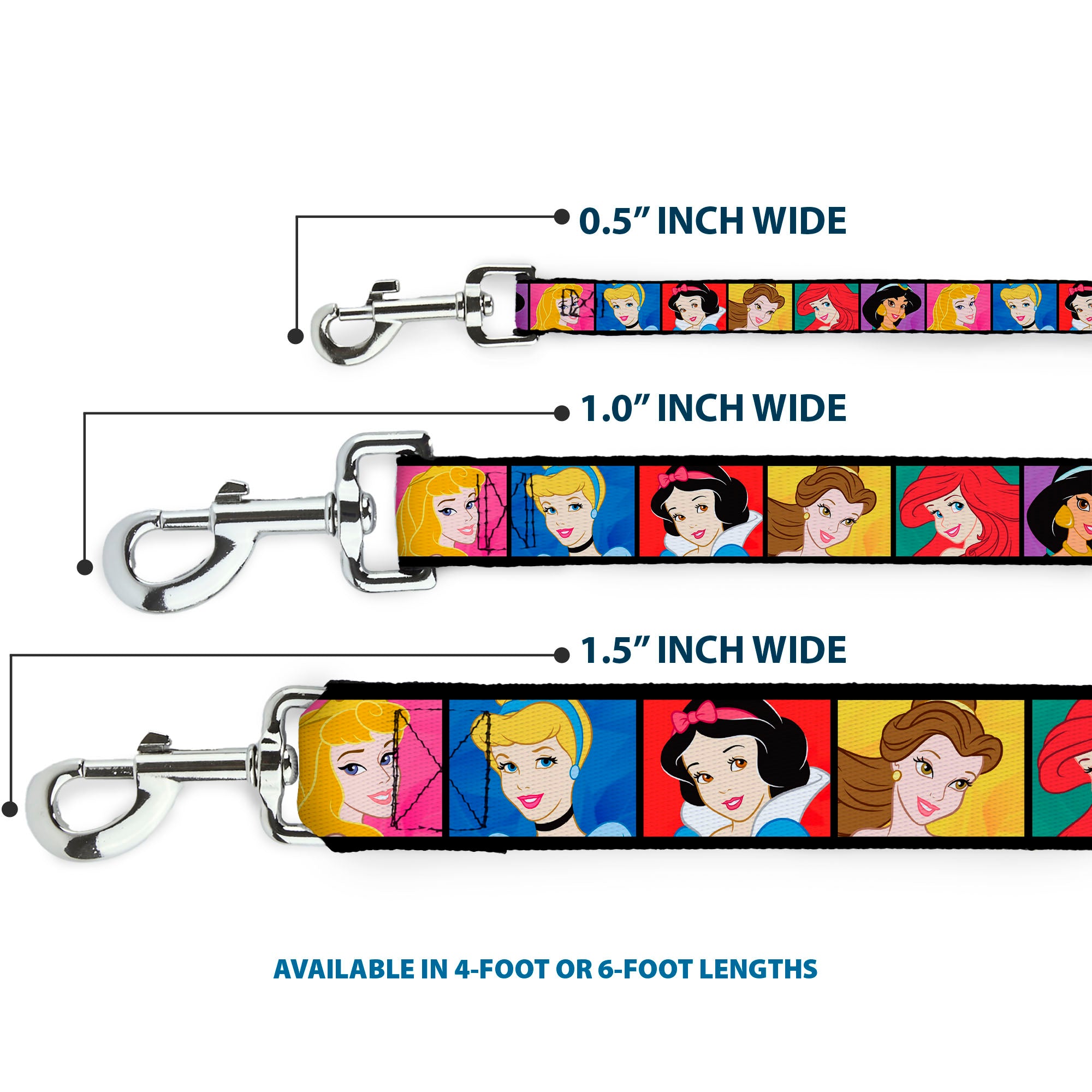 Dog Leash - Disney Princess Blocks Dog Leashes Disney