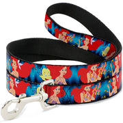Dog Leash - The Little Mermaid Under the Sea Scenes Dog Leashes Disney
