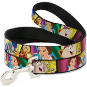 Dog Leash - Beauty & the Beast Be Our Guest Scenes Dog Leashes Disney