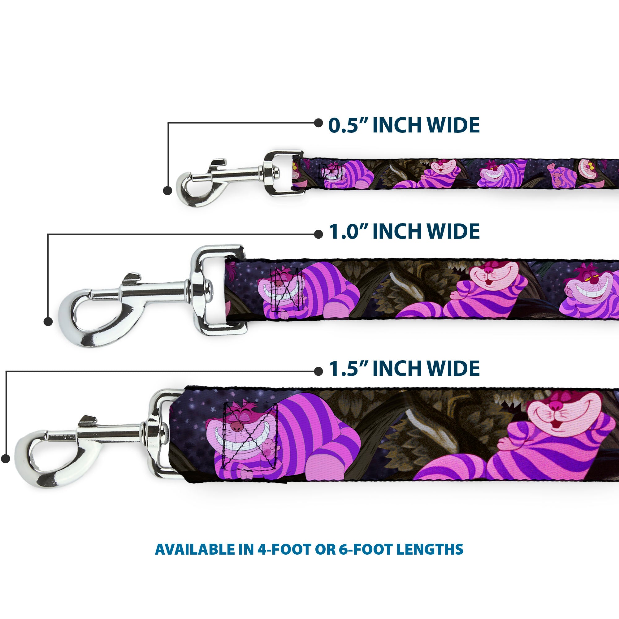 Dog Leash - Cheshire Cat Tree Poses Dog Leashes Disney