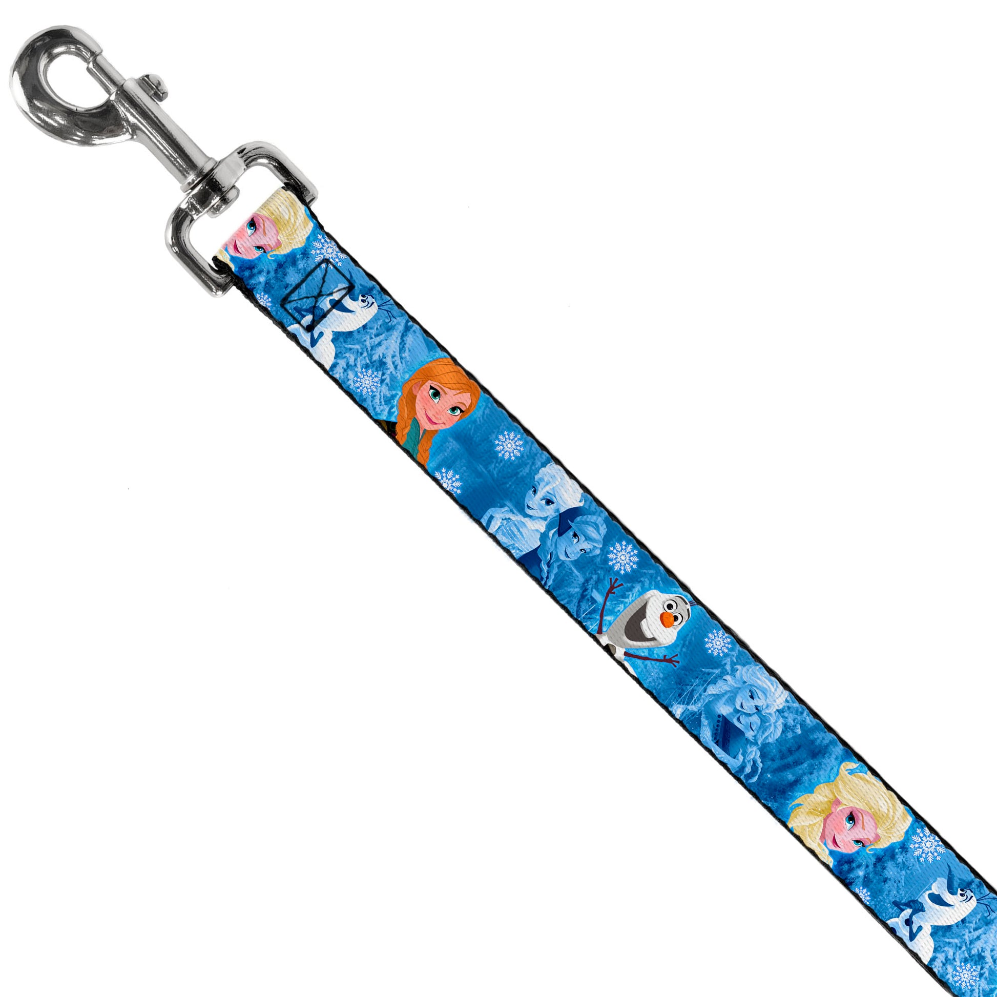 Dog Leash - Frozen Character Poses Blues Dog Leashes Disney