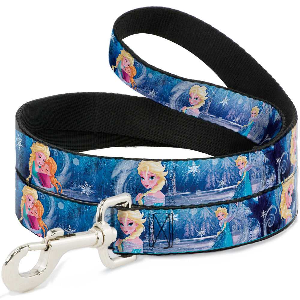 Dog Leash - Frozen Elsa the Snow Queen Poses/Snowflakes Dog Leashes Disney